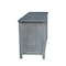 International Concepts Entertainment / TV Stand with 2 Doors, Heather Grey-Antique Washed TV105-51 - alternate 2